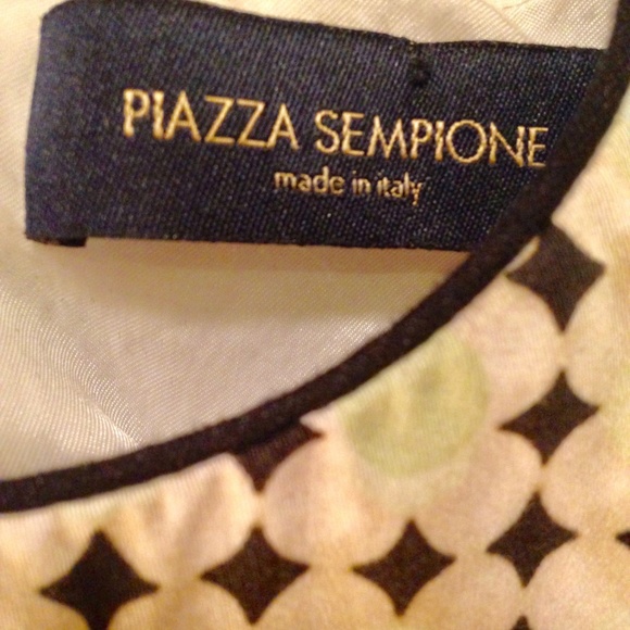 Piazza Sempione Peplum Blouse Top - Italian - Picture 3 of 6